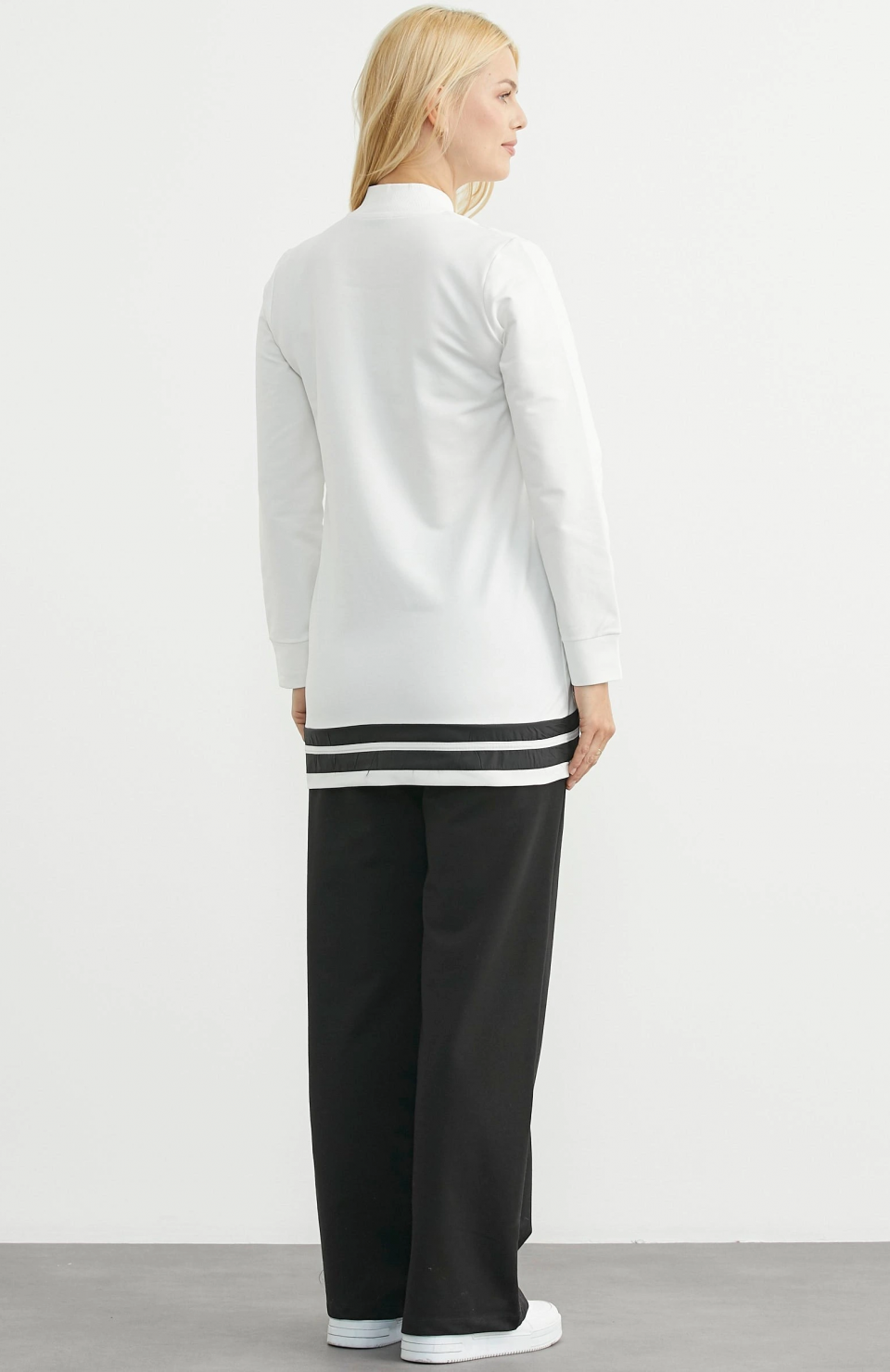 Sementa 76511 Tam Fermuarlı Tunik Eşofman Takım