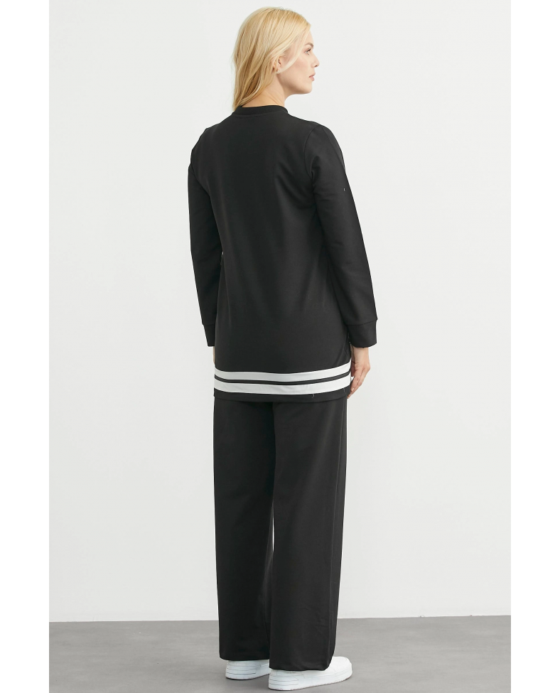 Sementa 76511 Tam Fermuarlı Tunik Eşofman Takım