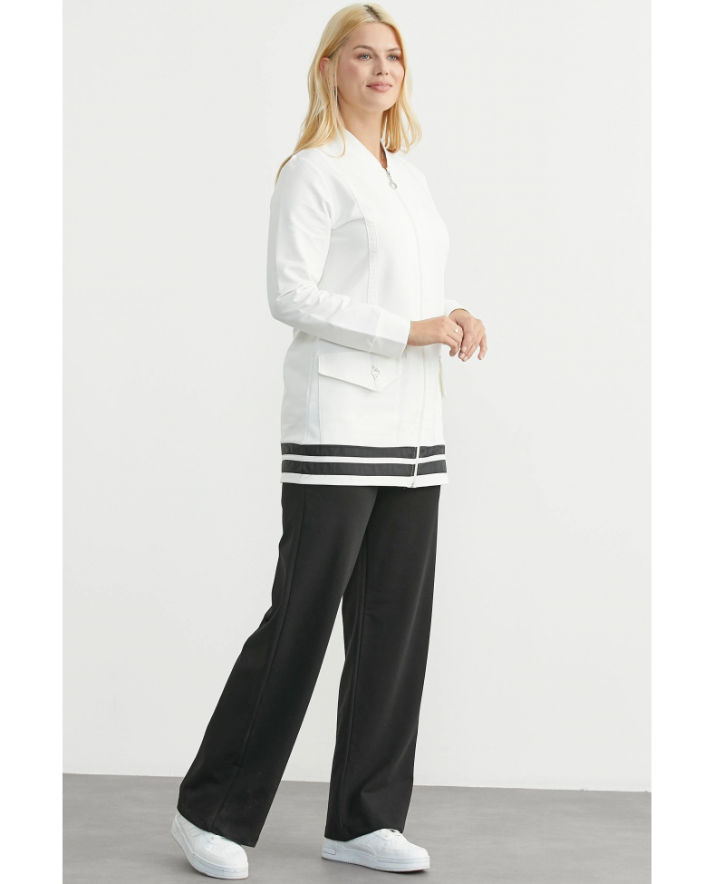 Sementa 76511 Tam Fermuarlı Tunik Eşofman Takım Somersan Giyim | Kadın, Erkek ve Çocuk Moda