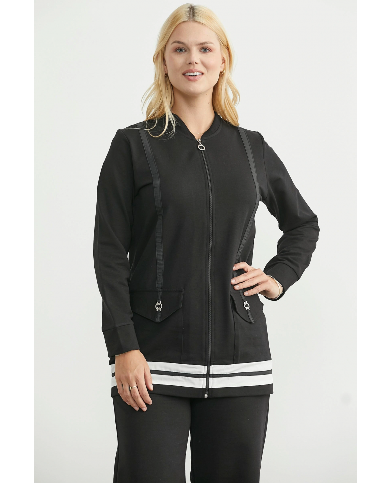 Sementa 76511 Tam Fermuarlı Tunik Eşofman Takım