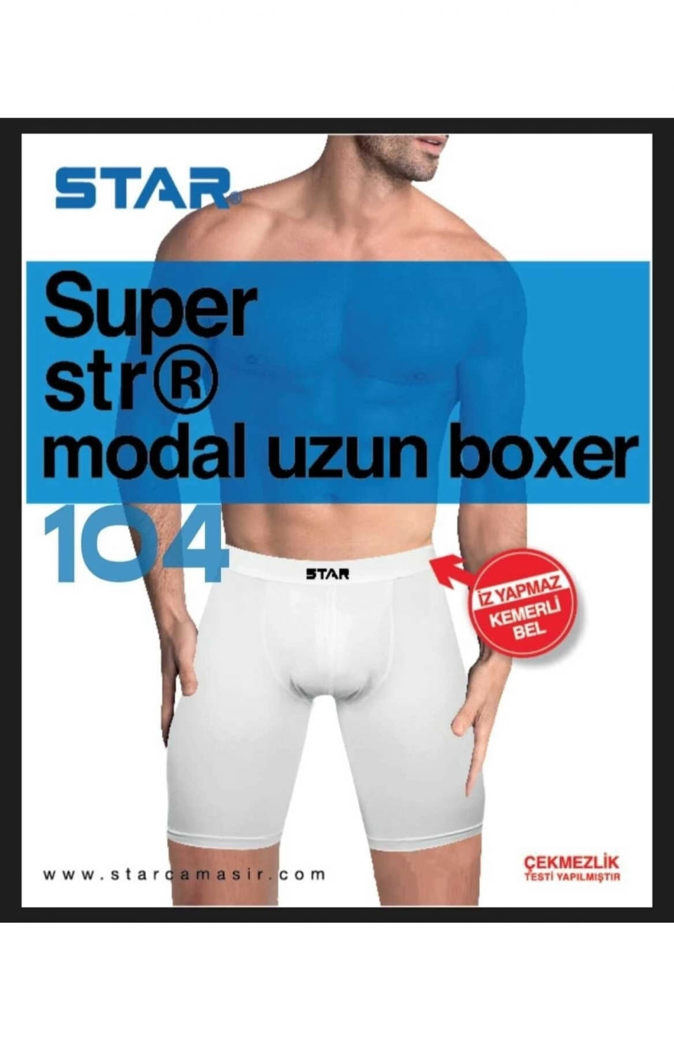 Star 104 Modal Uzun Boxer