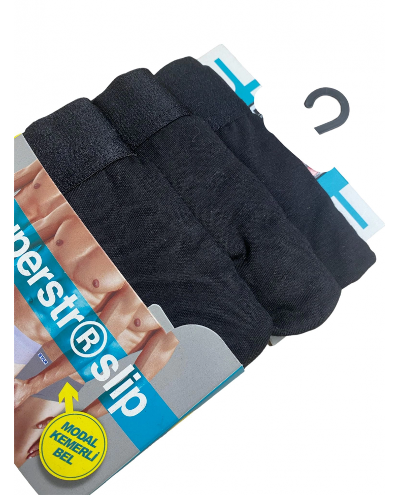 Star 109 Erkek 3'lü Modal Slip