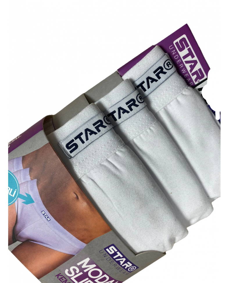 Star 109 Erkek 3'lü Modal Slip