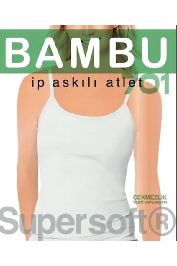 Star 701 Kadın  Bambu İp Askılı  Atlet