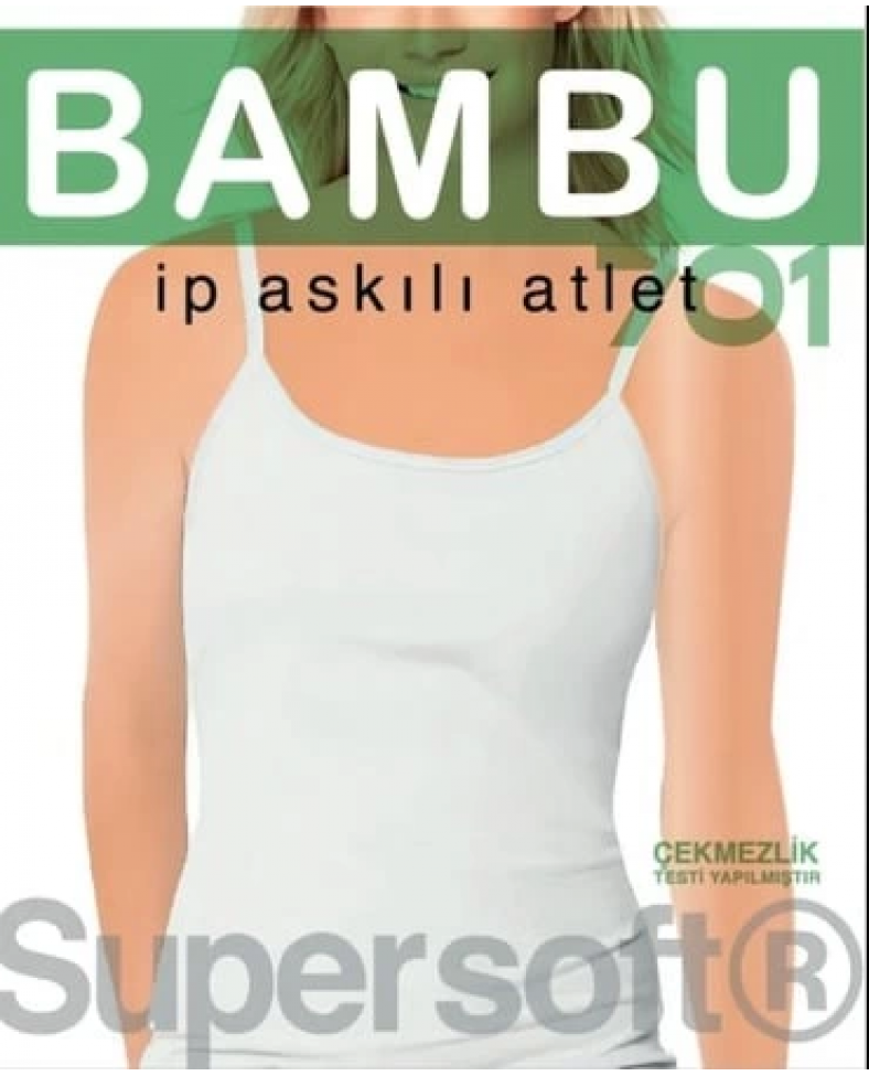 Star 701 Kadın  Bambu İp Askılı  Atlet