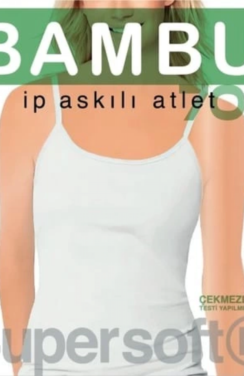 Star 701 Kadın  Bambu İp Askılı  Atlet