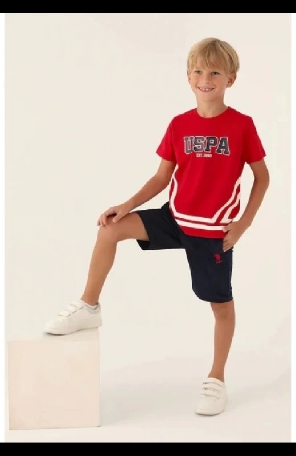 U.S. Polo Assn 1765-4 Erkek Çocuk Bermuda Takım