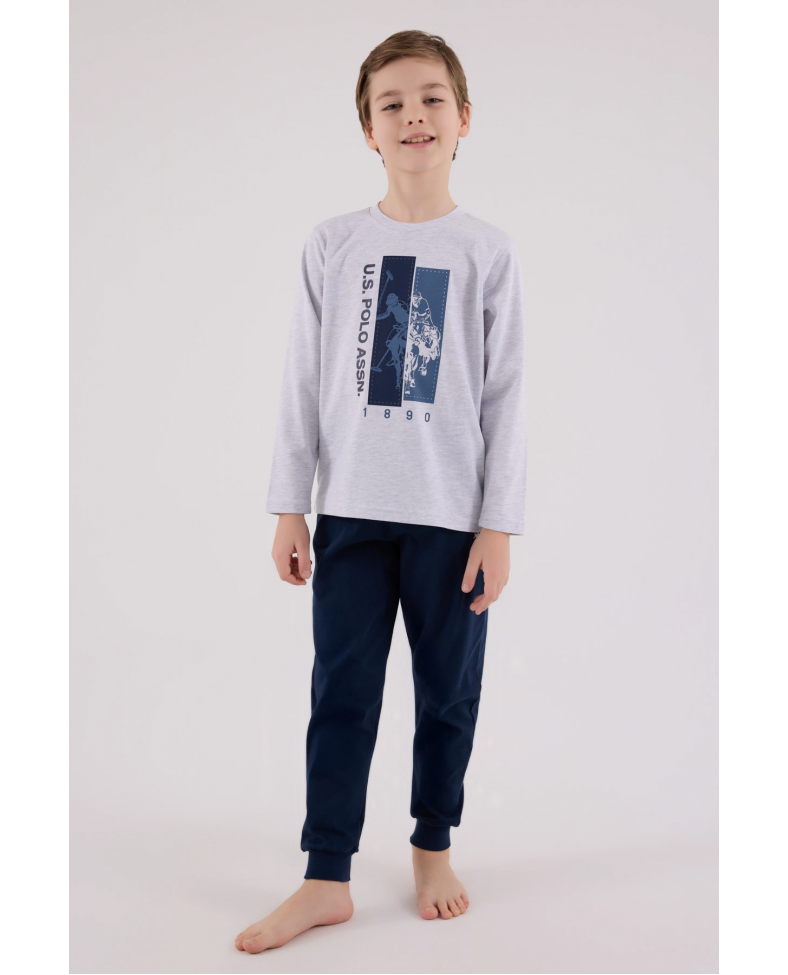 U.S. Polo Assn Kids 2206-4 Erkek Çocuk Pijama Takım