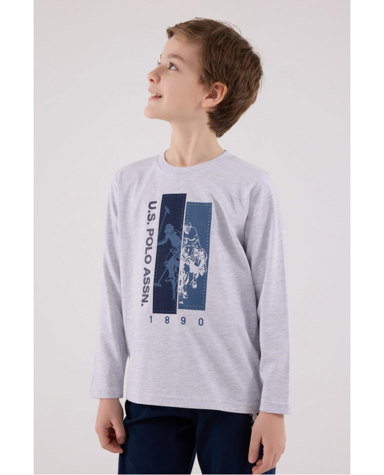 U.S. Polo Assn Kids 2206-4 Erkek Çocuk Pijama Takım