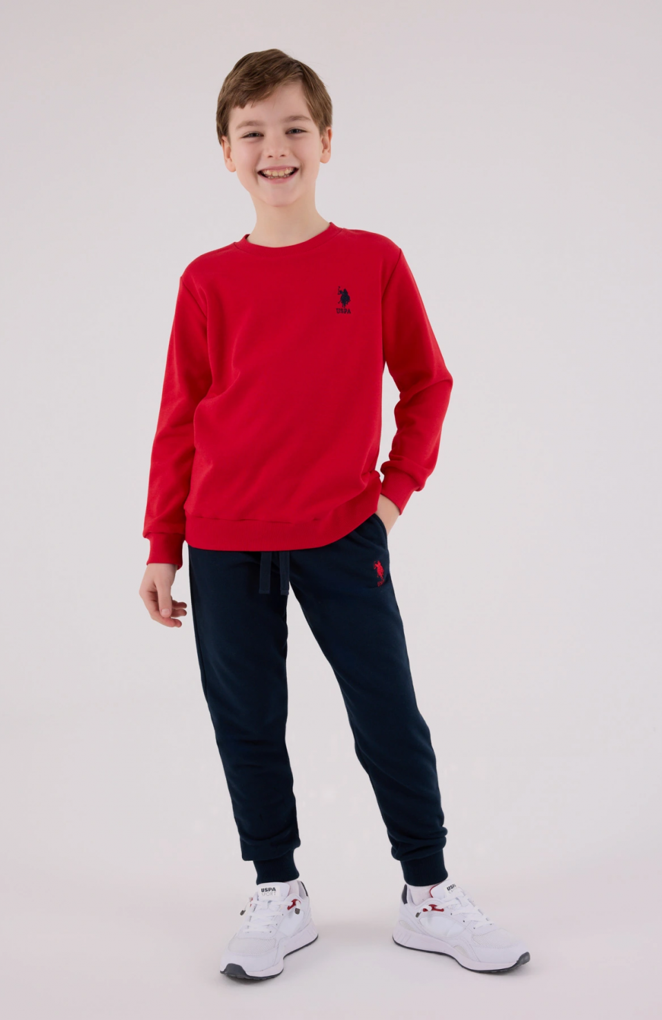 U.S. Polo Assn Kids 2208-G Erkek Çocuk Eşofman Takımı