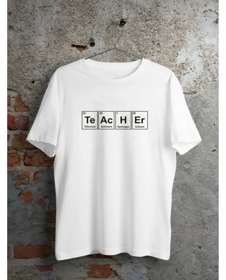 24 Kasım Öğretmenler Günü Baskılı Özel T-shirt - Beyaz