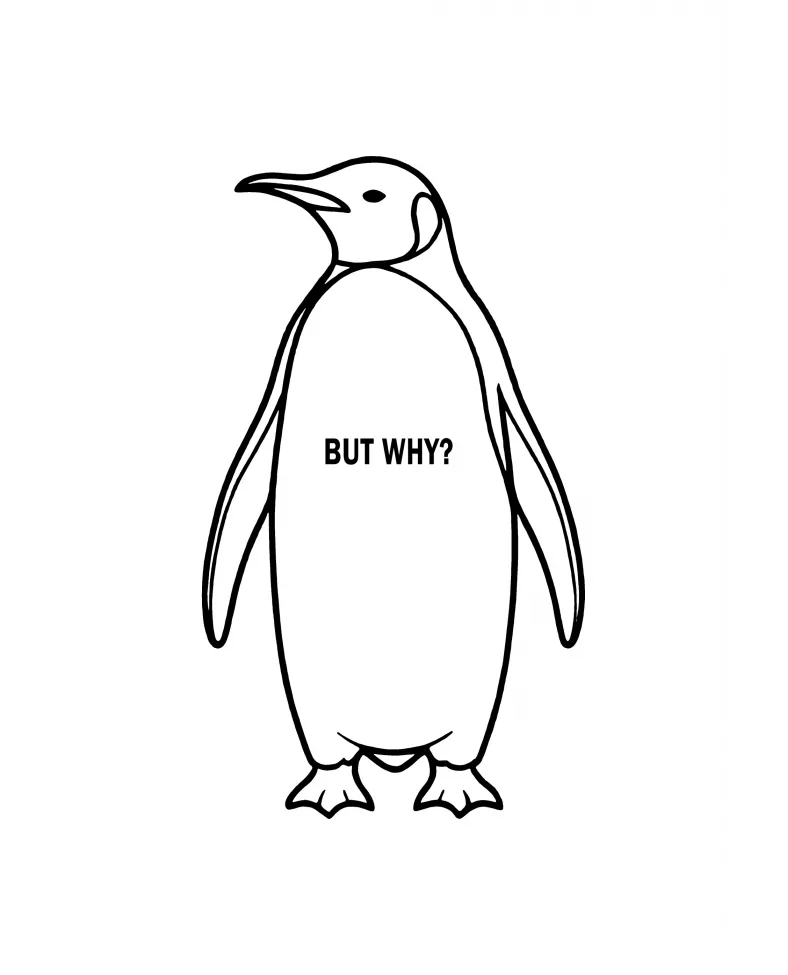 Kadın Nihilist Penguen Özel Tasarım Oversize Bisiklet Yaka Tişört - Beyaz