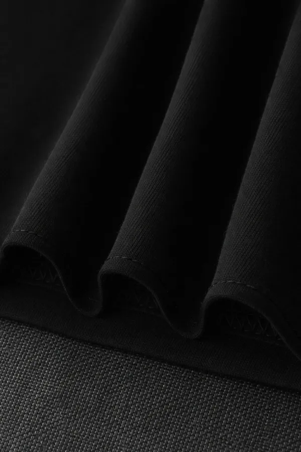 Kadınlar için Siyah Kedi Grafik Tişört - Oversize Kısa Kollu Üst Nefes Alabilir - Siyah