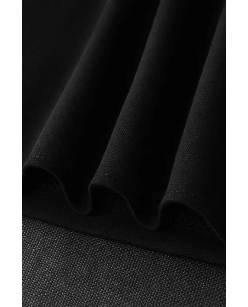 Kadınlar için Siyah Kedi Grafik Tişört - Oversize Kısa Kollu Üst Nefes Alabilir - Siyah