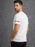 Erkek TÜRKİYE Ay Yıldız Baskılı 10 Numara Forma Tişört Taraftar T-Shirt - Beyaz