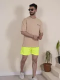 Erkek Deniz Şortu Fermuarlı Cepli File Astarlı - Neon Yeşili Somersan Giyim | Kadın, Erkek ve Çocuk Moda