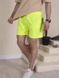 Erkek Deniz Şortu Fermuarlı Cepli File Astarlı - Neon Yeşili Somersan Giyim | Kadın, Erkek ve Çocuk Moda