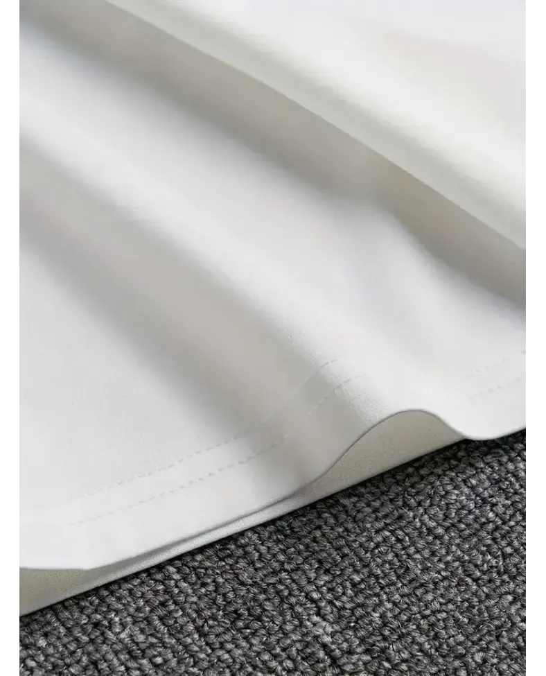 ANIMAL Desen Baskı Erkek Oversive Tişört Grafik Tişört Erkek Outdoor Kıyafetleri - Beyaz