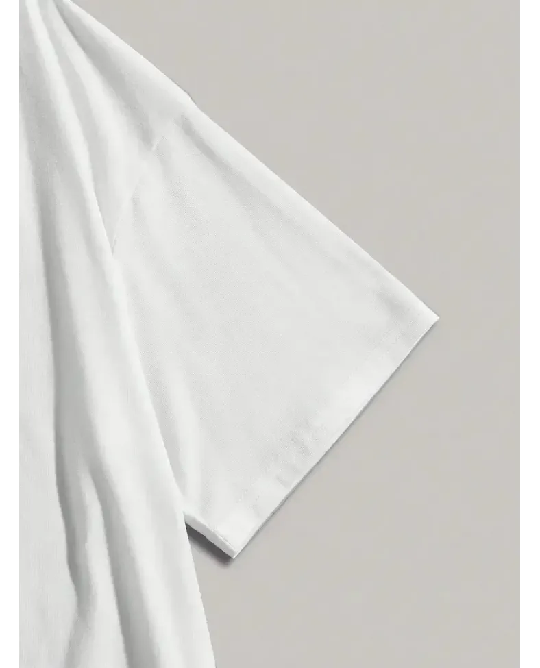 Kadın Penye Compack Dark Angel Baskılı Kısa Kol Yazlık T-shirt- Beyaz