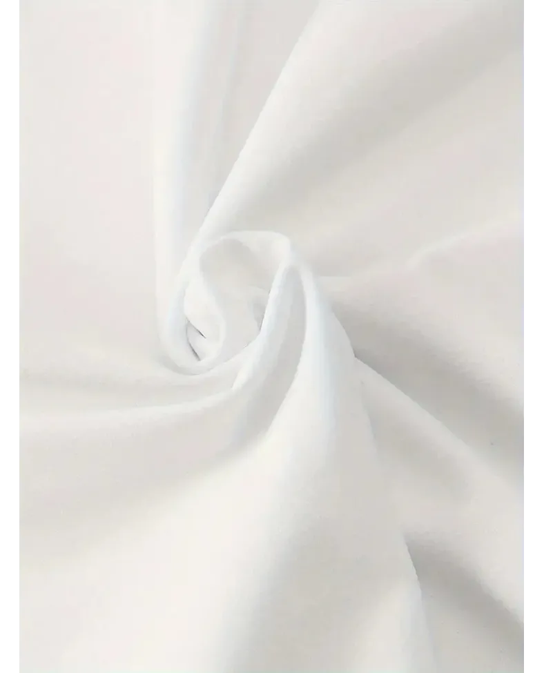 Kadın Bisiklet yaka Gülücük Baskılı Oversize Kısa Kol Yazlık T-shirt - Beyaz