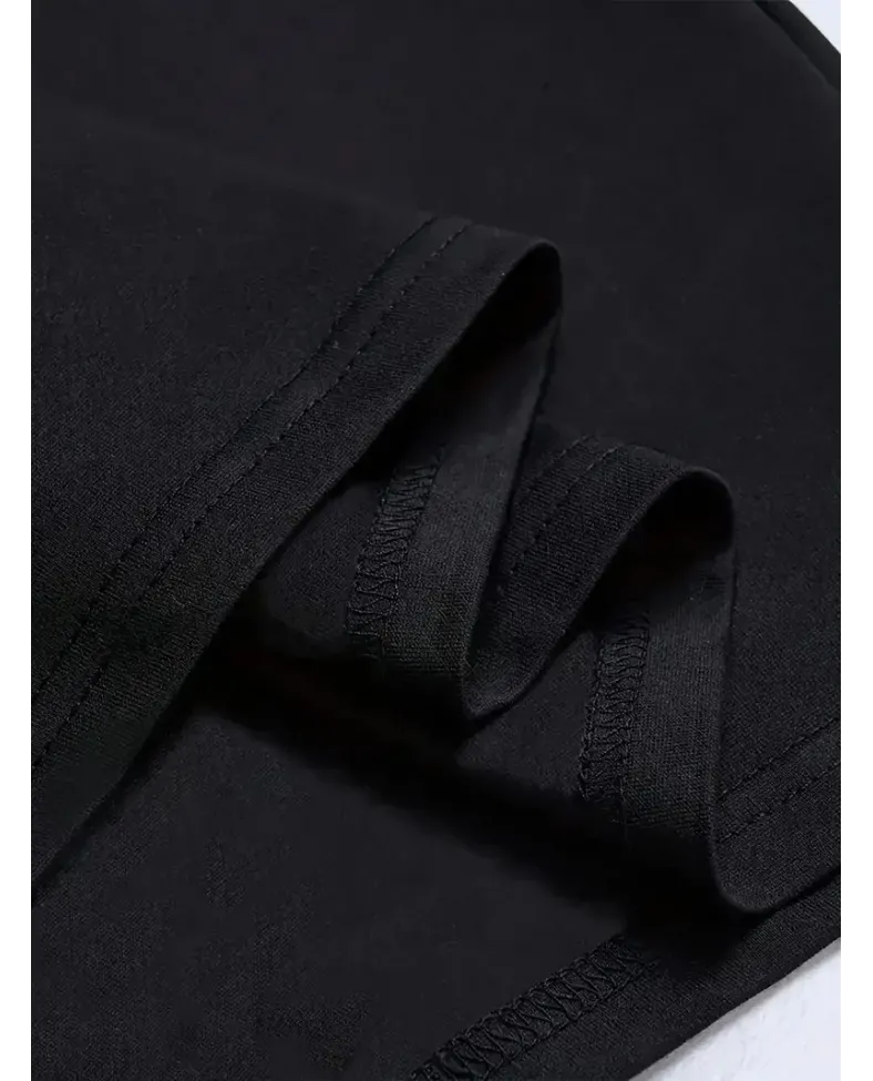 ERKEK Ben Şişman Değilim Tanrı Bana Hava Yastığı Verdi Çünkü Ben Değerliyim Tişörtü - Siyah