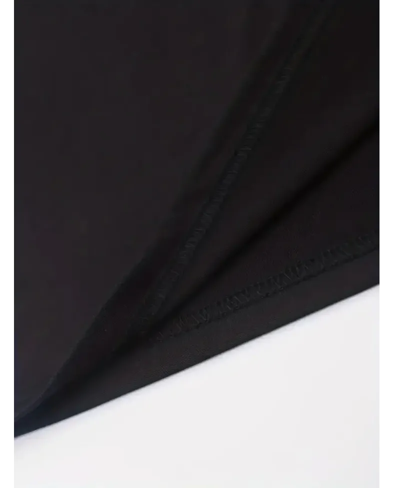 Erkek GYM Baskılı Oversize Bisiklet Yaka Erkek T-shirt - Siyah