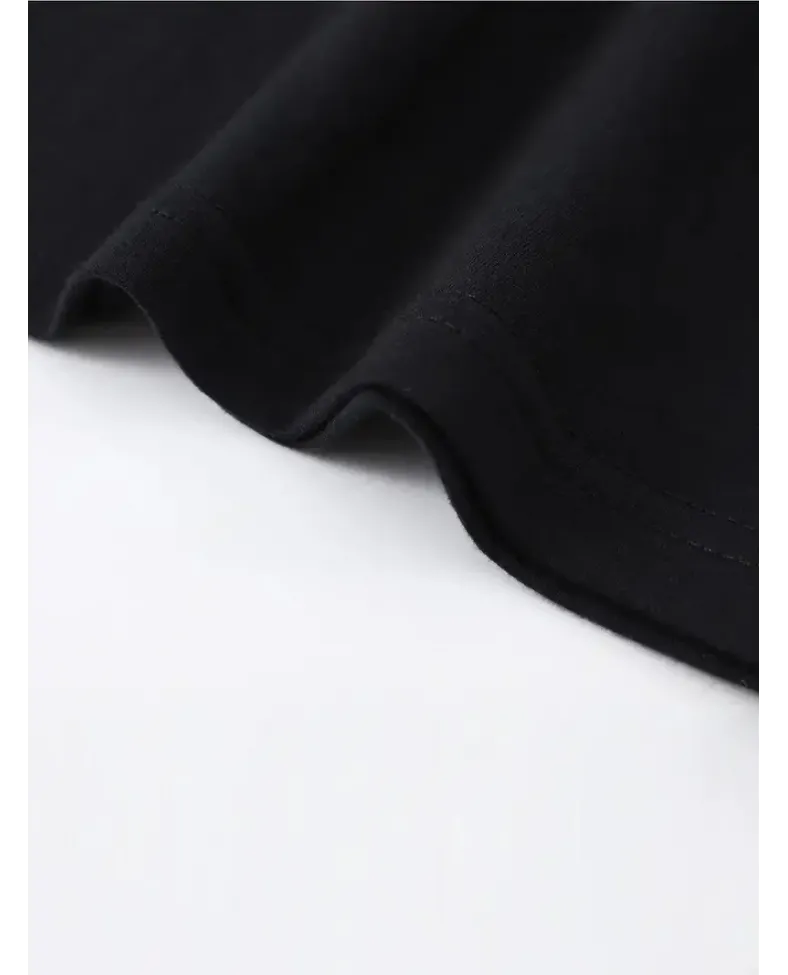 Erkek  Penye  SPACEBALLS Erkek Baskılı  Bisiklet Yaka Kısa Kol Yazlık T-shirt - Siyah