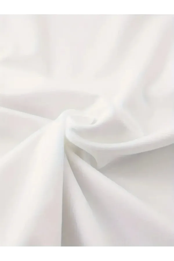 Kadın Do What Makes You Happy  Linemen Oversize Baskılı T-shirt - Beyaz