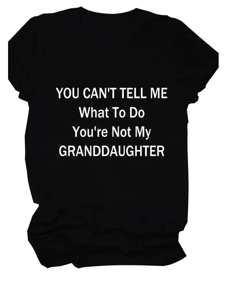 Kadın Penye Compack Baskılı Oversize Kısa Kol Bisiklet Yaka T-shirt - Siyah