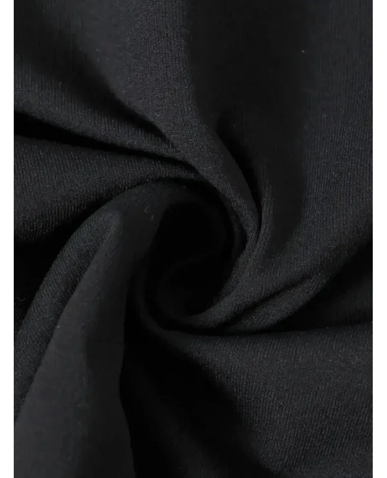 Ördek Baskılı ve Yuvarlak Yakalı Kadın Günlük Büyük Boy Siyah Tişört. - Siyah