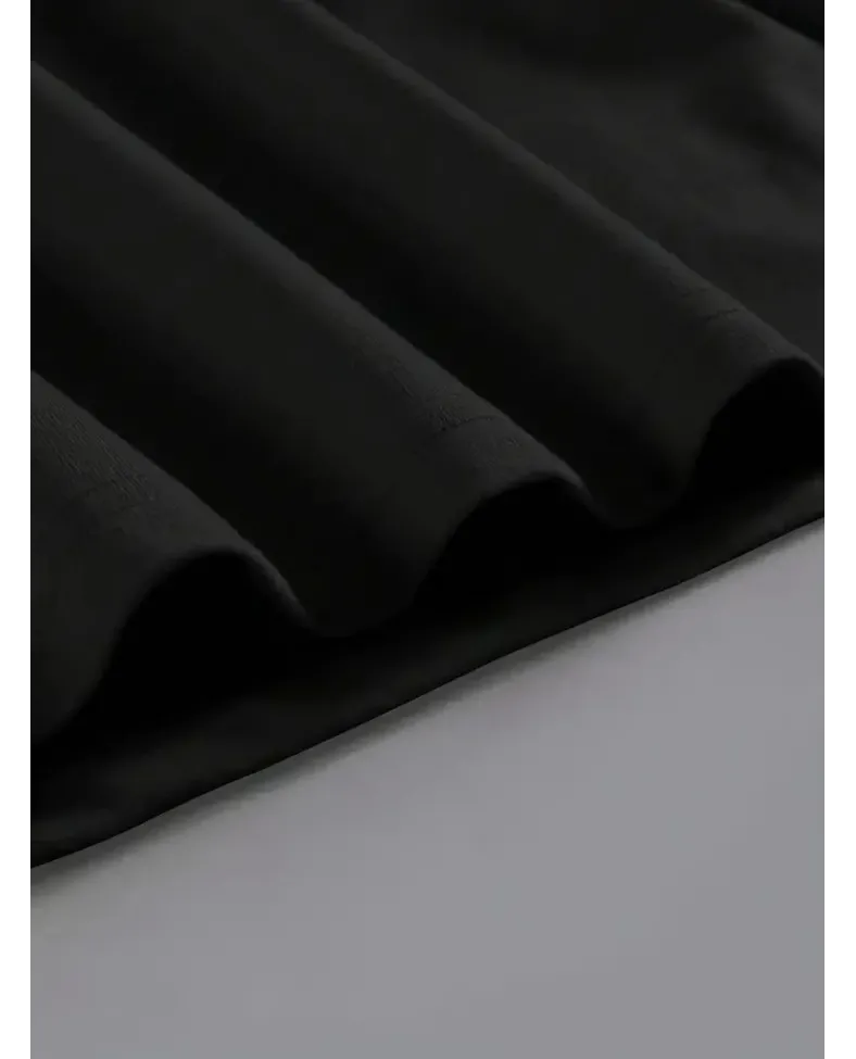 Kadın Brooklyn Harf Baskılı  T-shirt, Rahat Kısa Kollu Bol T-shirt, Kadın Giyim - Siyah