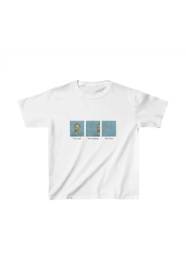 Çocuk Unisex Baskılı T-Shirt - Beyaz