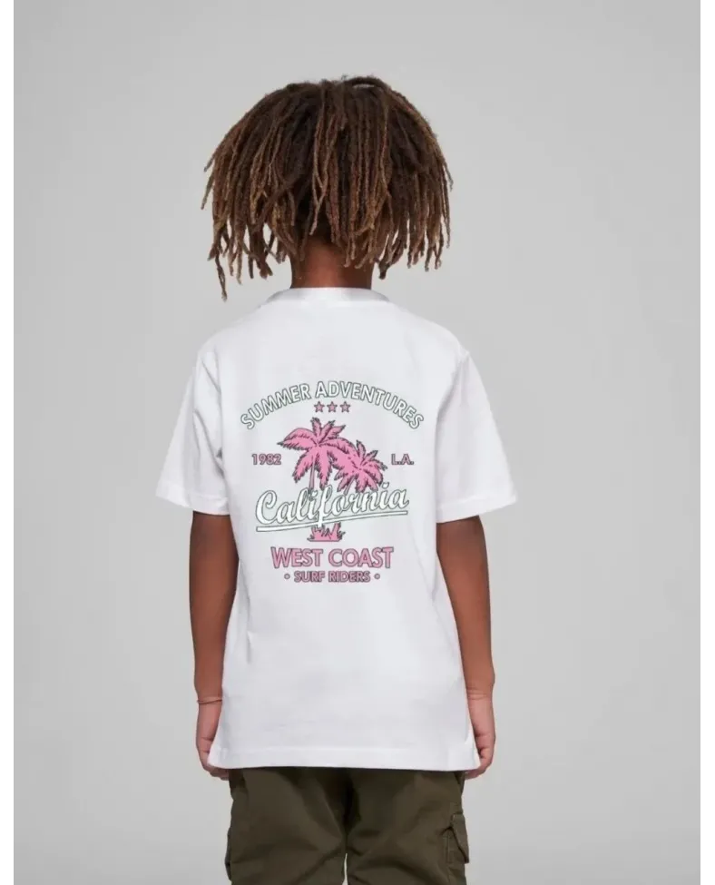 Çocuk Unisex Baskılı T-Shirt - Beyaz