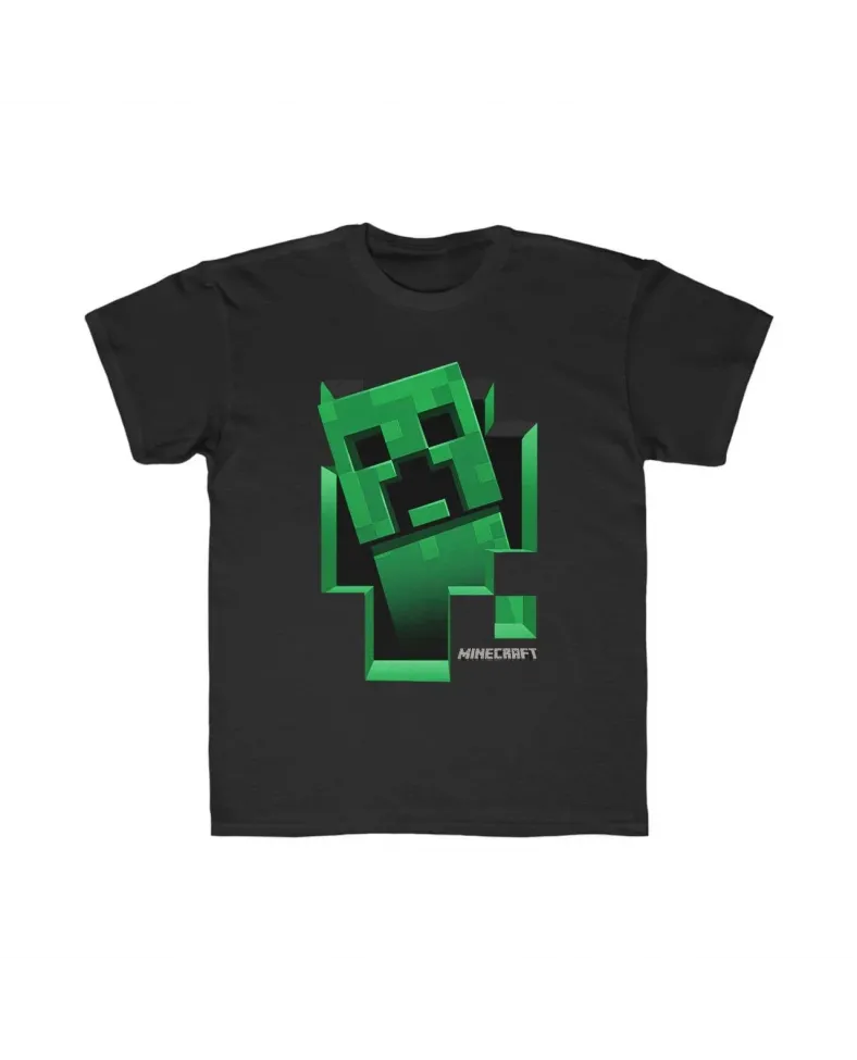 Çocuk Unisex Baskılı T-Shirt - Siyah