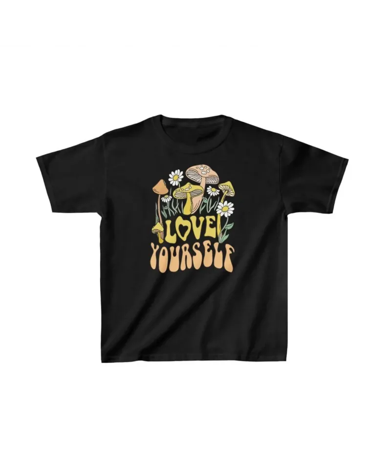 Çocuk Unisex Baskılı T-Shirt - Siyah