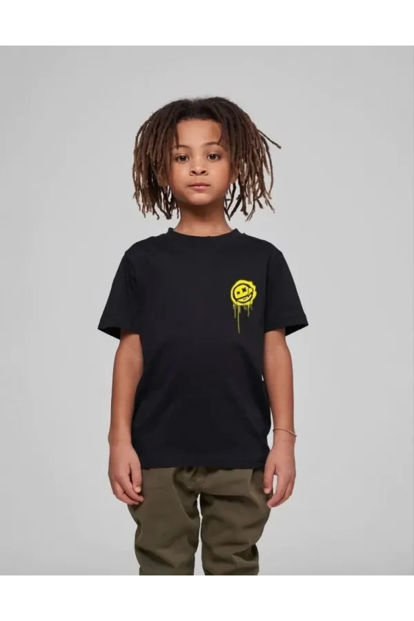 Çocuk Unisex Baskılı T-Shirt - Siyah