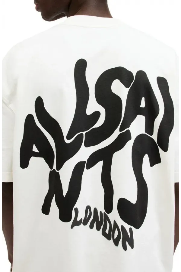 Erkek Baskılı Oversize - Beyaz