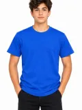 Erkek Çocuk Basic Bisiklet Yaka Kısa Kollu Slim Fit Yazlık Tişört