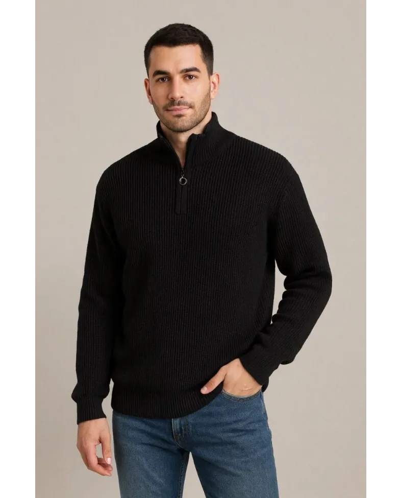 Erkek Fitilli Triko Kazak 3’lü Set Mint Yeşili Siyah Bej Kalın Dokuma Pamuklu Regular Fit Somersan Giyim | Kadın, Erkek ve Çocuk Moda