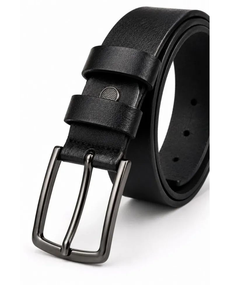 Erkek Hakiki Deri 4 cm Klasik Kemer Metal Tokalı Günlük ve Klasik Kullanım