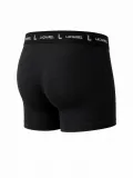 Erkek Likralı Pamuklu Nefes Alan Penye Boxer3'Lü Paket - Siyah & Gri & Lacivert