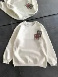 Kadın Bisiklet Yaka Baskılı SweatShirt - Beyaz