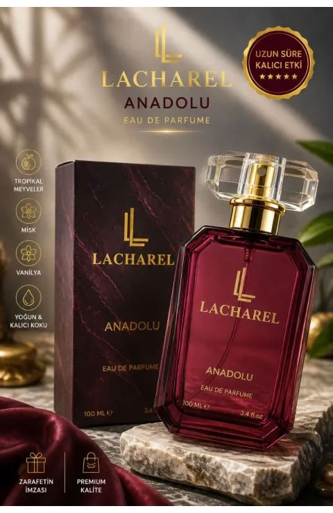 LACHAREL Anadolu Unisex Eau De Parfum 100 ML Mandalina Sardunya Misk Süet Parfüm