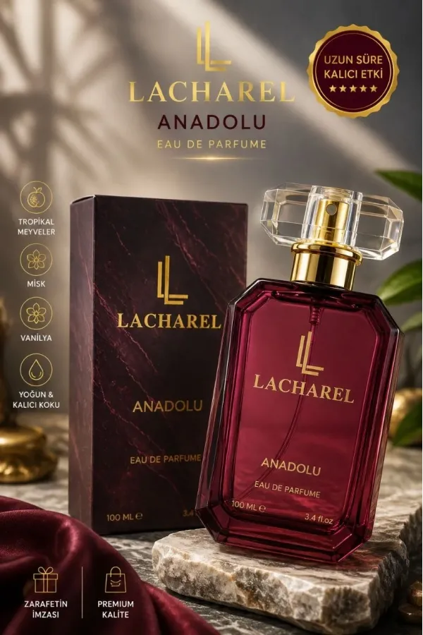 LACHAREL Anadolu Unisex Eau De Parfum 100 ML Mandalina Sardunya Misk Süet Parfüm