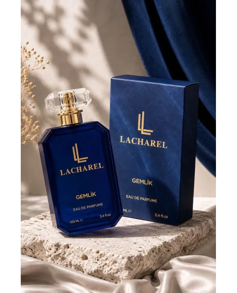 LACHAREL Gemlik Erkek Eau De Parfum 100 ML Greyfurt Deniz Notaları Defne Amber Parfüm