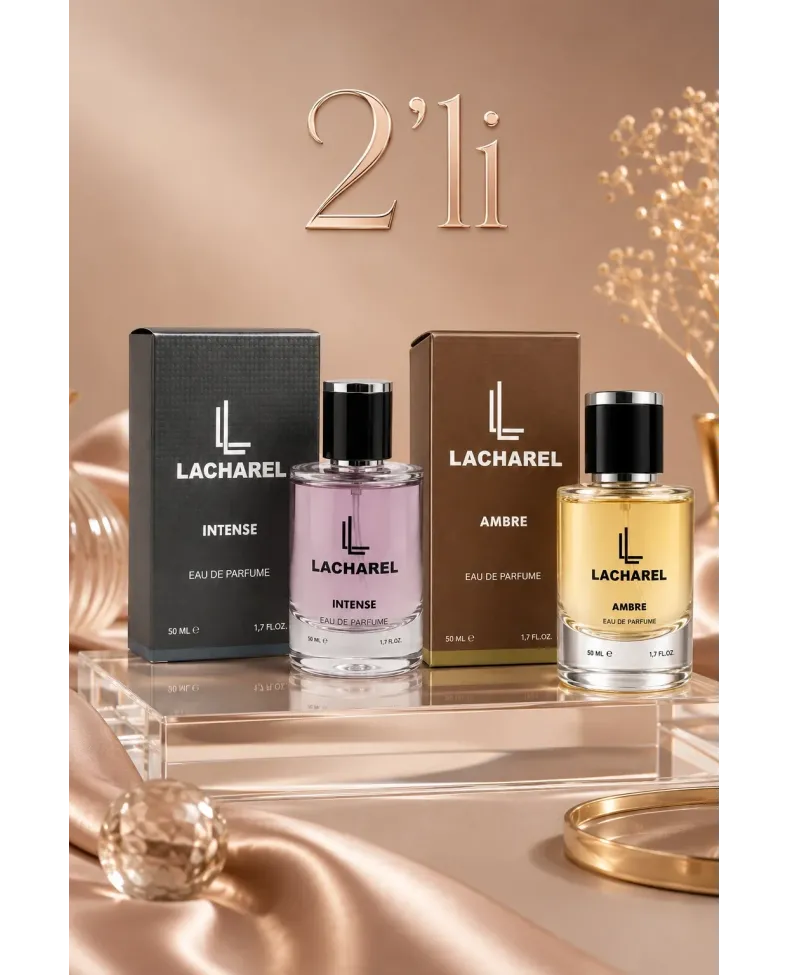 LACHAREL Intense ve Ambre 2'li Kadın Parfüm Seti Eau De Parfum 2x50 ML