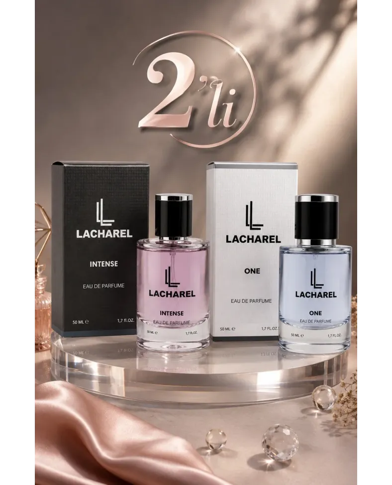 LACHAREL Intense ve One 2'li Kadın Parfüm Seti Eau De Parfum 2x50 ML