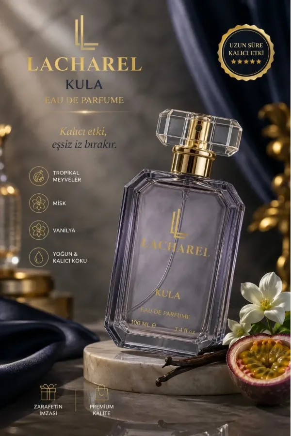 LACHAREL Kula Unisex Eau De Parfum 100 ML Adaçayı Vetiver Vanilya Odunsu Parfüm