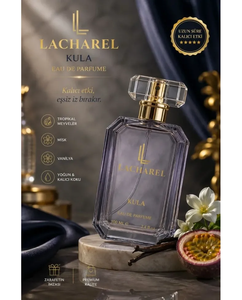 LACHAREL Kula Unisex Eau De Parfum 100 ML Adaçayı Vetiver Vanilya Odunsu Parfüm