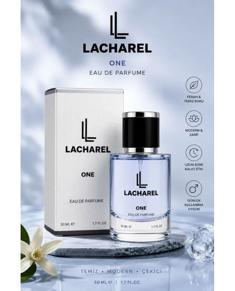 LACHAREL One Eau De Parfum 50 ML Temiz Modern ve Çok Yönlü Günlük Parfüm